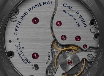 panerai achterkant uurwerk